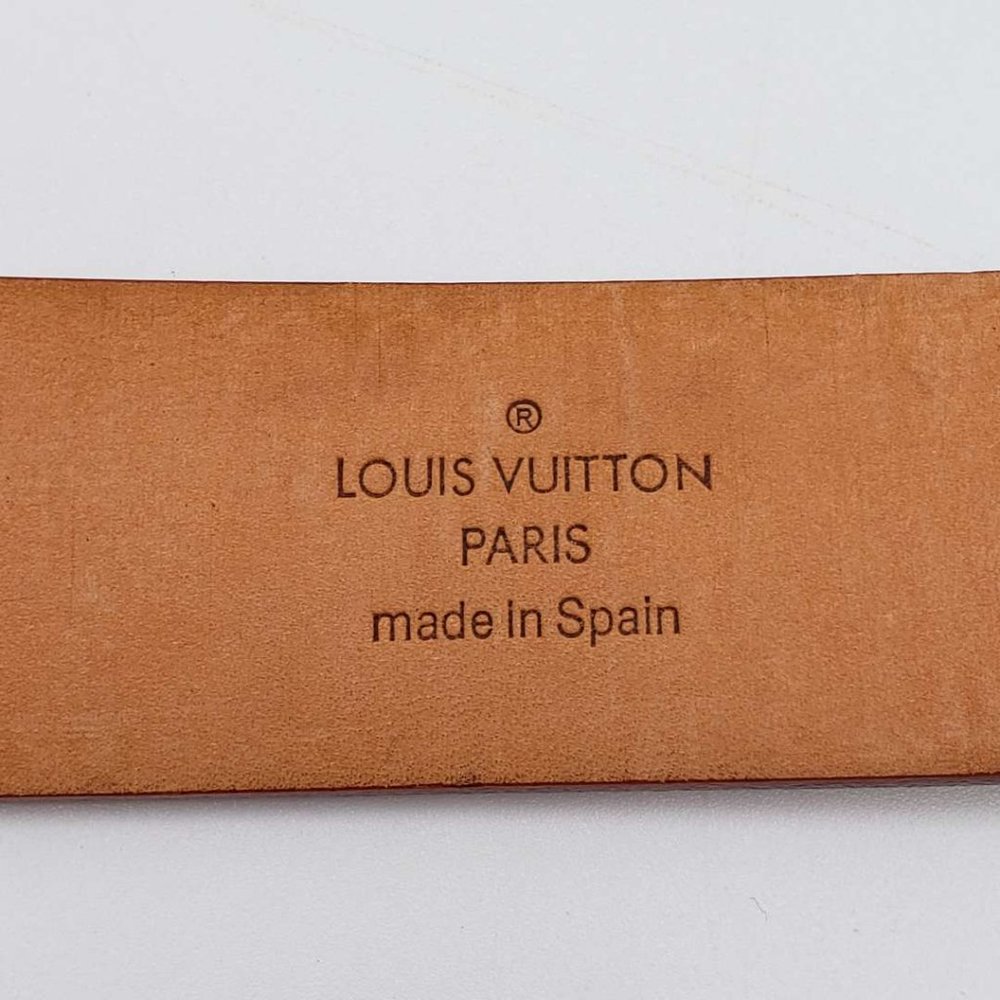 Authentic Louis Vuitton Belt Saint Tulle Carre - Picture 13 of 15